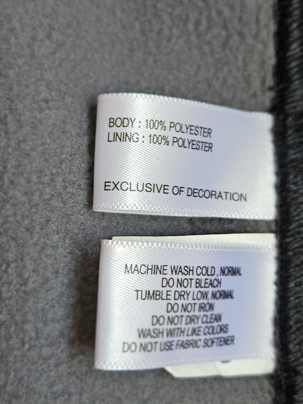 Cutter & Buck Men’s Medium Sweater Fleece Full-Zip Jacket Dark Charcoal Gray NWT - Picture 8 of 16
